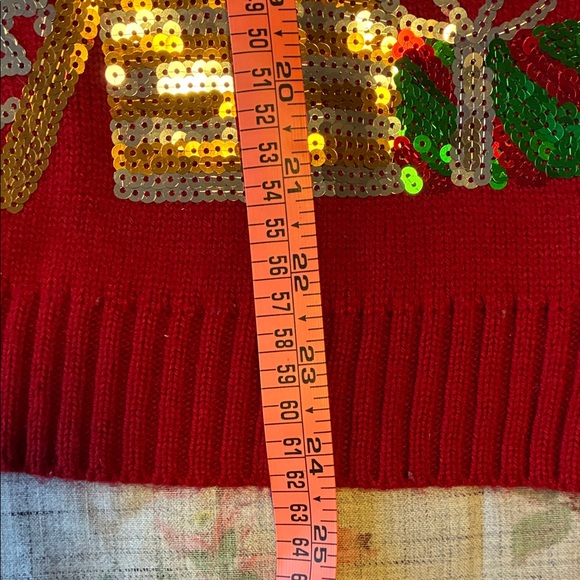 Christmas Sweater with Cat and Tree Design womens sz lg , - Picture 3 of 12